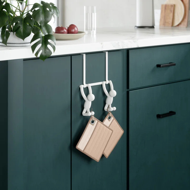 Umbra Buddy Plastic Over-the-Door 2 - Hook Wall Mounted Coat Rack