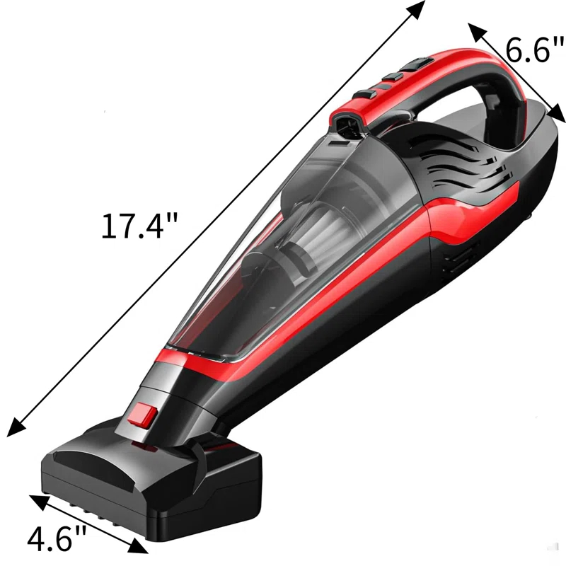 Pet Hair Handheld Vacuum, Car Vacuum Portable Cordless With Reusable Filter And Motorized Brush, Hand Vacuum Cordless Rechargeable For Carpet, Couch & Stairs