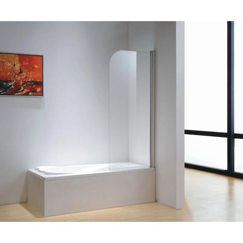 DREAMWERKS BT136AC 30" W x 59'' H Pivot Frameless Tub Door