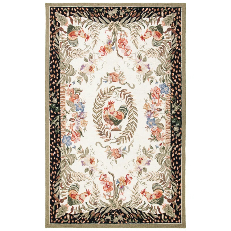 Safavieh Hand Hooked Wool Floral Rug
