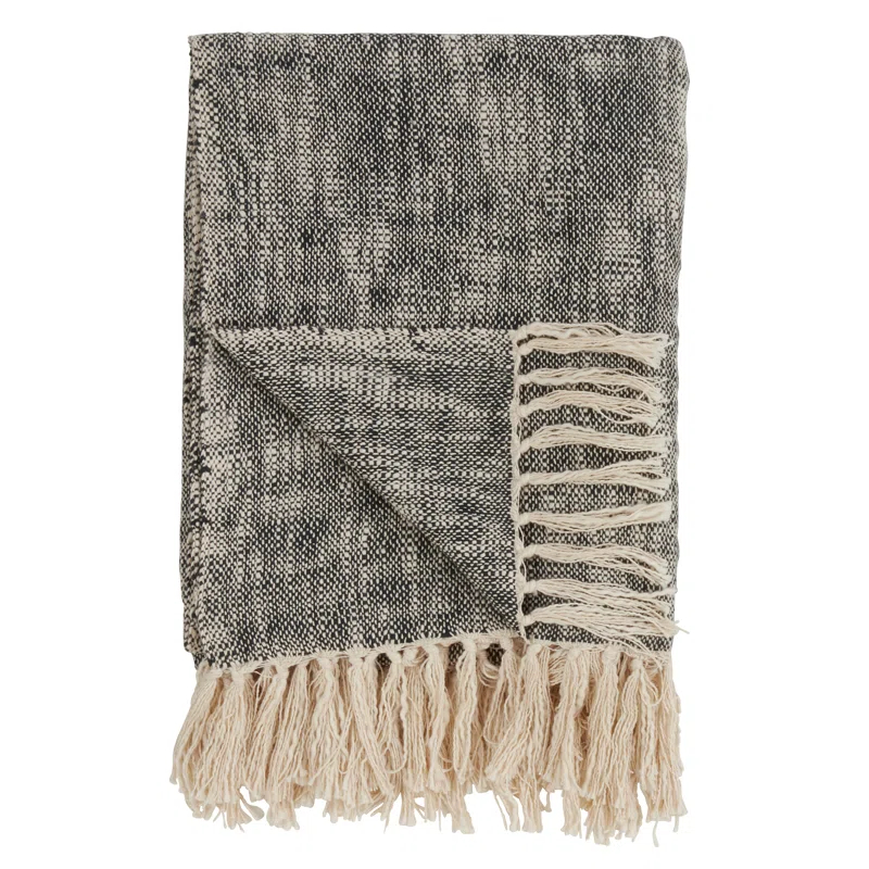 Saro Sevan Collection Hand Woven Throw Blanket