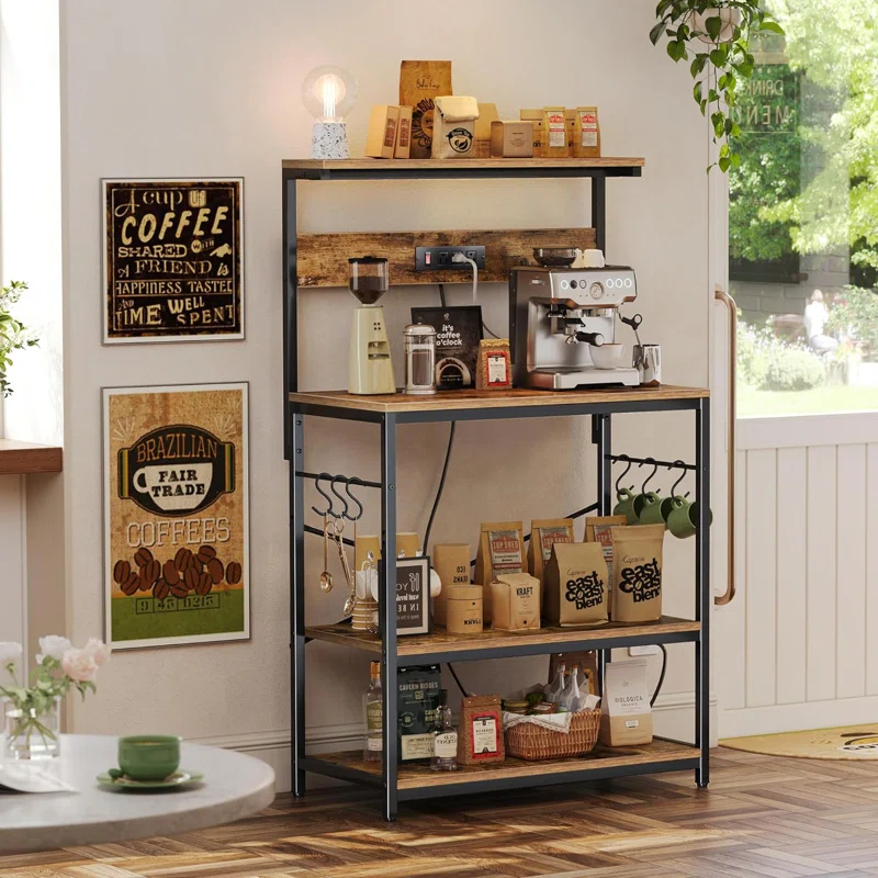 Quintano 31.5'' Baker's Rack with Microwave Compatibility