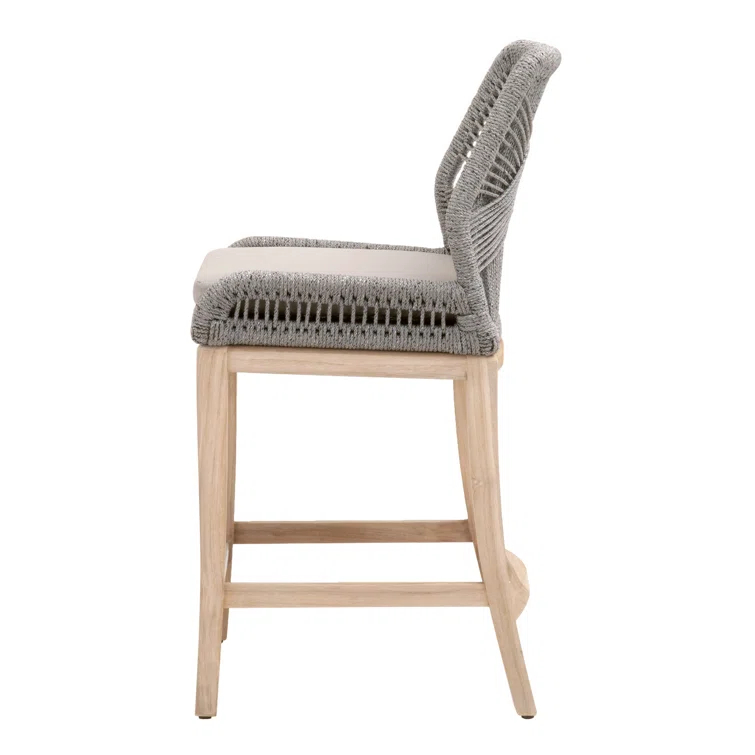 Krisily Loom Outdoor Counter Stool