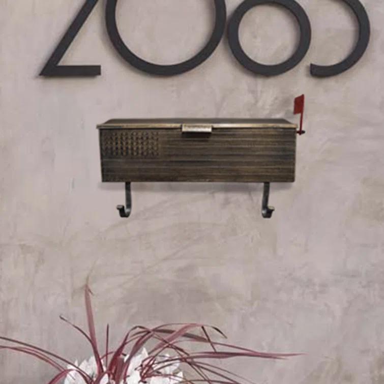 Oakland Living Newspaper Hangers Wall Mounted Mailbox