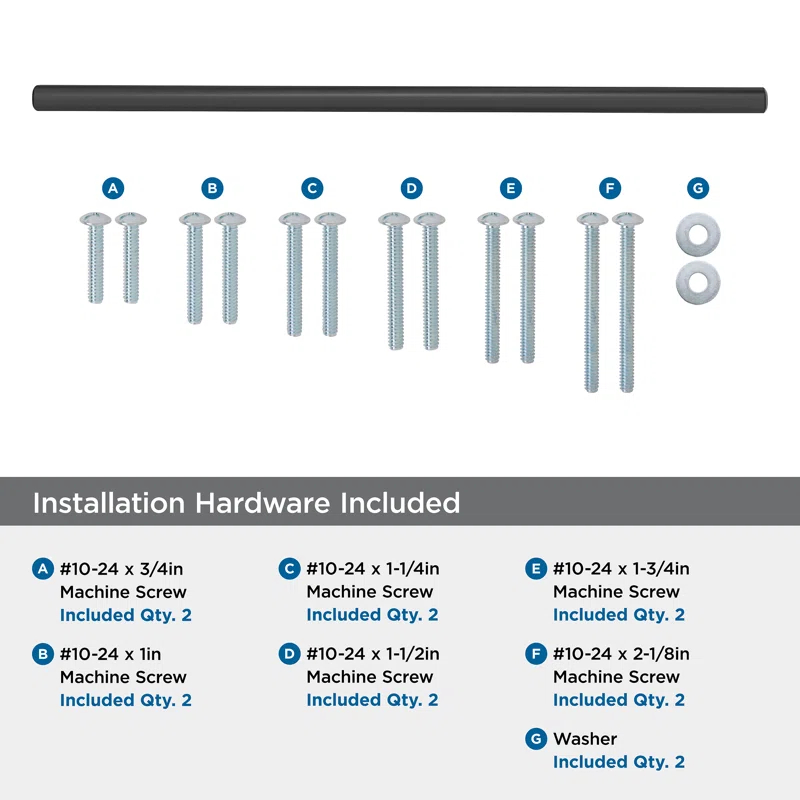 Amerock Bar Pulls 18 inch (457mm) Center-to-Center Appliance Pull