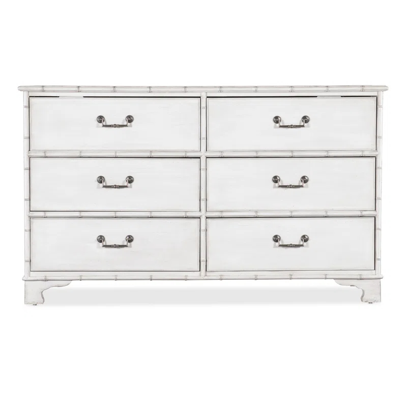 Hooker Furniture Charleston 64'' W 6 - Drawer Dresser