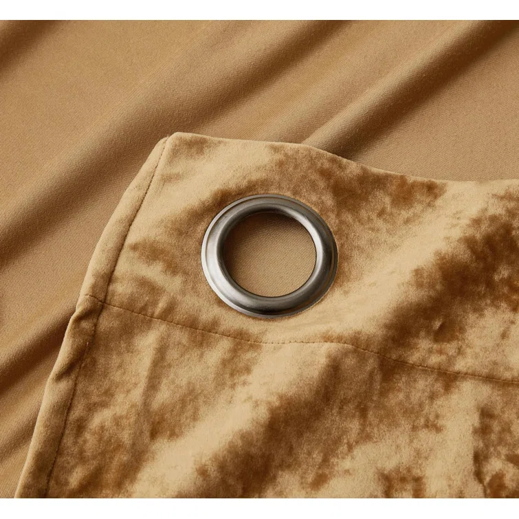 Chezmoi Collection Lux Grommet Top Window Curtain Set