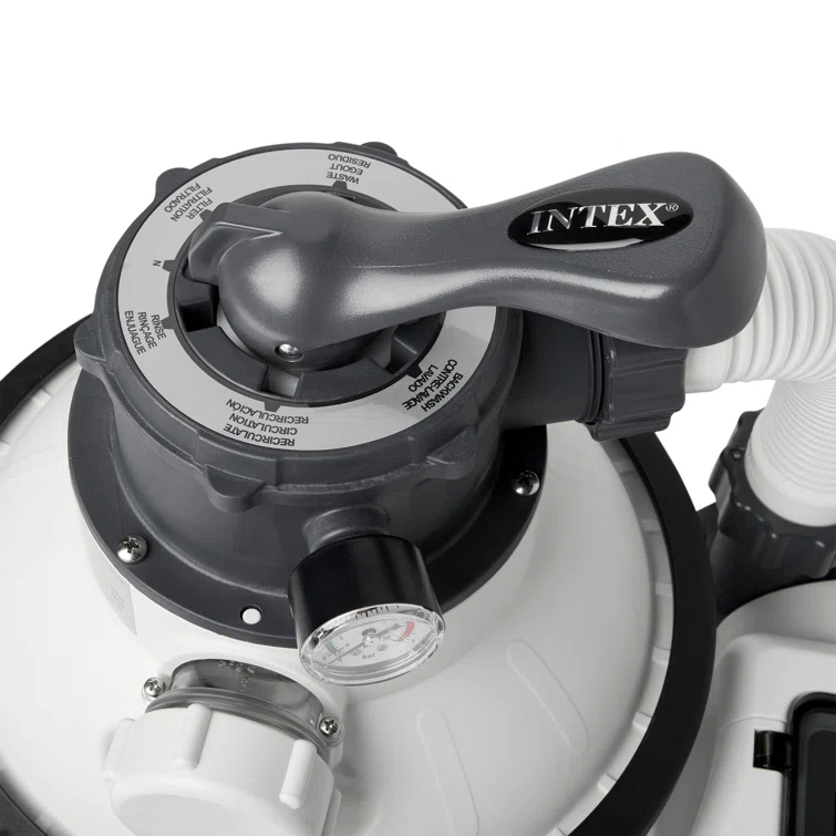 Intex Intex Krystal Clear 1500 GPH Sand Filter Pump for Above Ground Swimming Pools