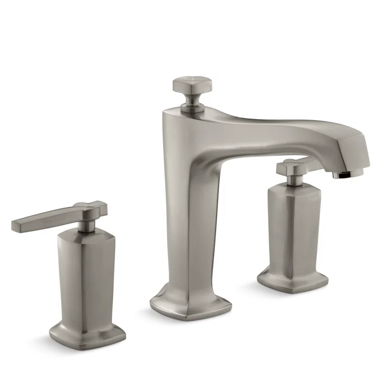 Margaux® Deck-Mount Bath Faucet Trim for High-flow Valve with Non-Diverter Spout and Lever Handles, Valve Not Included