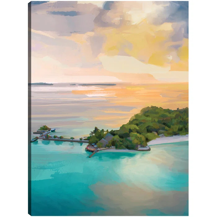 Dovecove Island Dream by Studio Arts Canvas Art Print