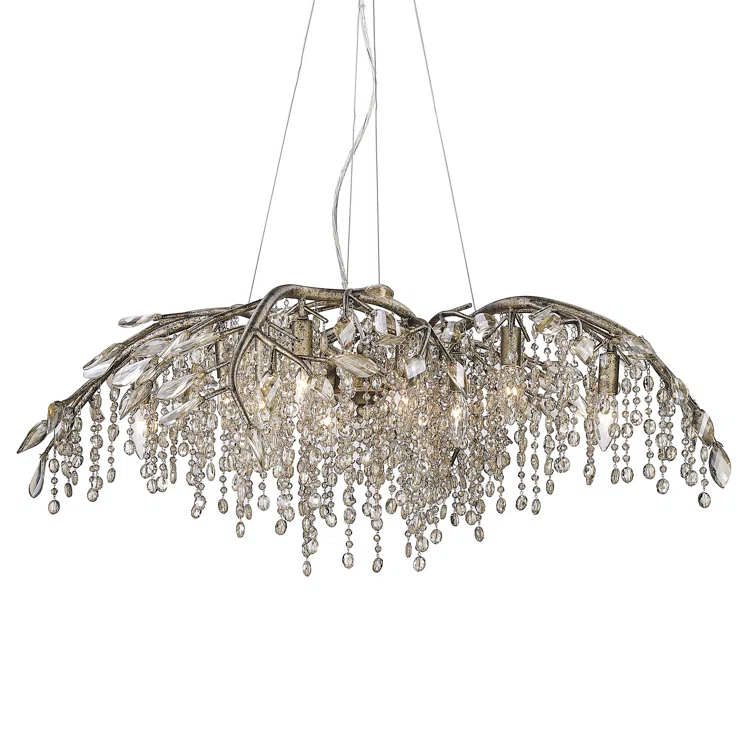 Willa Arlo™ Interiors Montriel 12 - Light Dimmable Geometric Chandelier