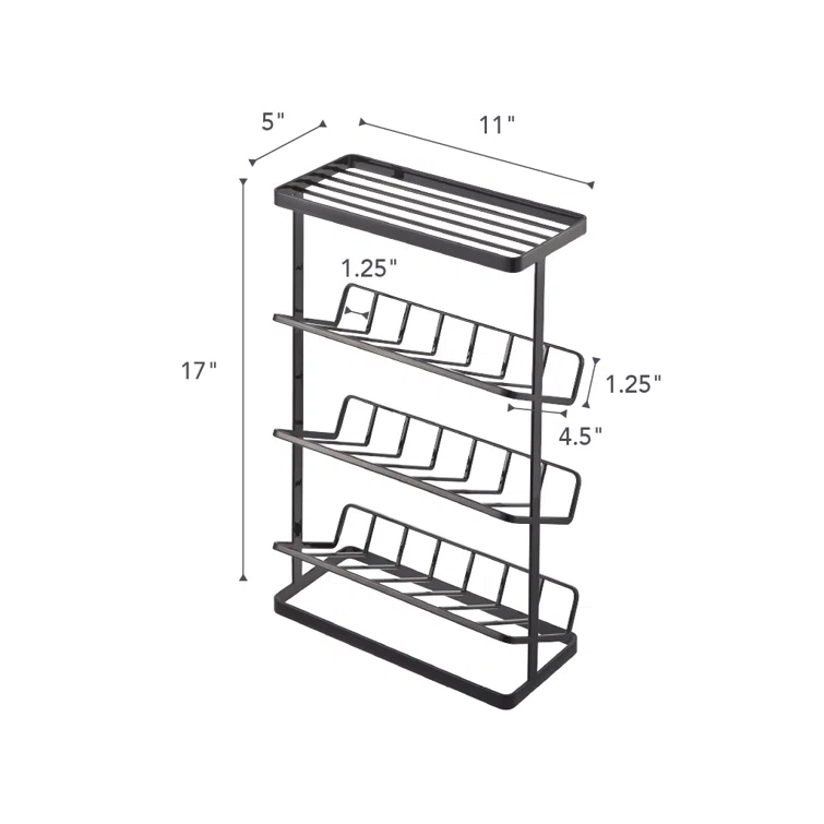 Yamazaki Home Tower Yamazaki Home Free Standing Shower Caddy - Bathroom Organizer Storage Holder, Steel