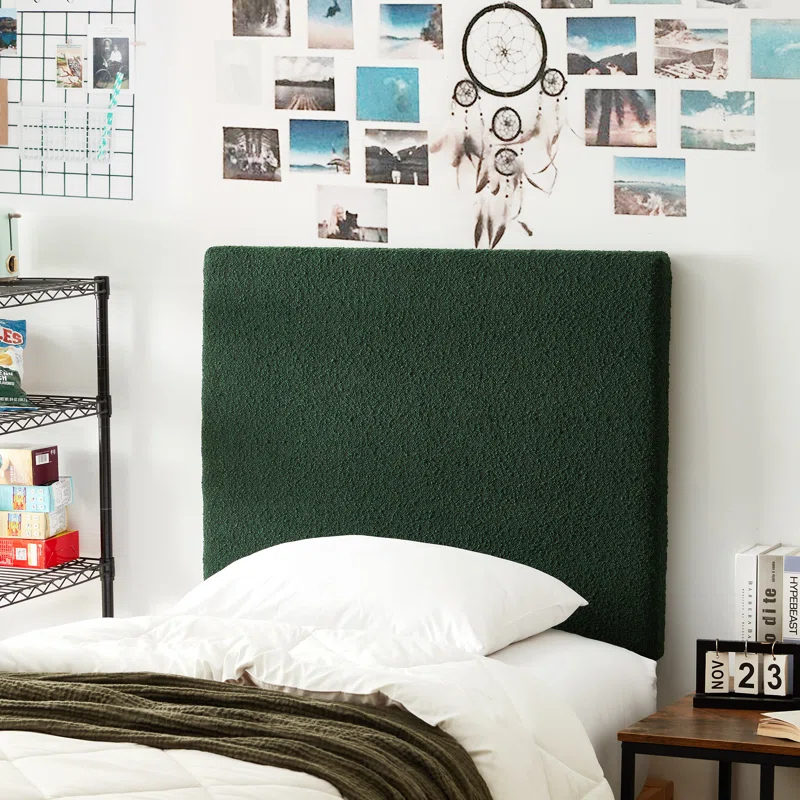 DormCo Villa Classic Upholstered Boucle Headboard Twin XL | Wayfair