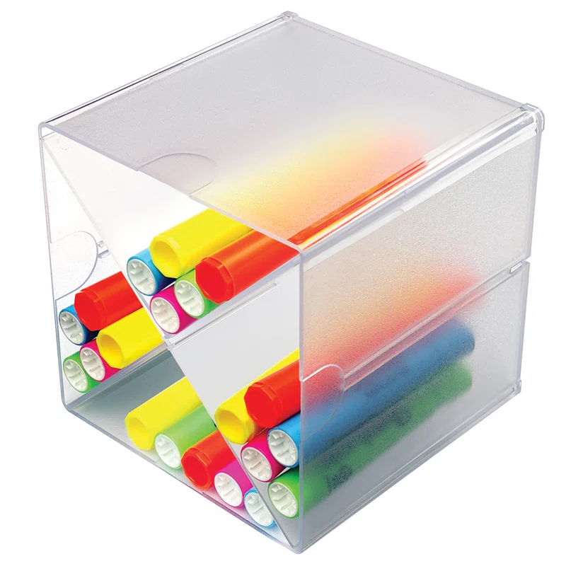 Deflect-O Corporation Plastic Stackable Desk Organizer
