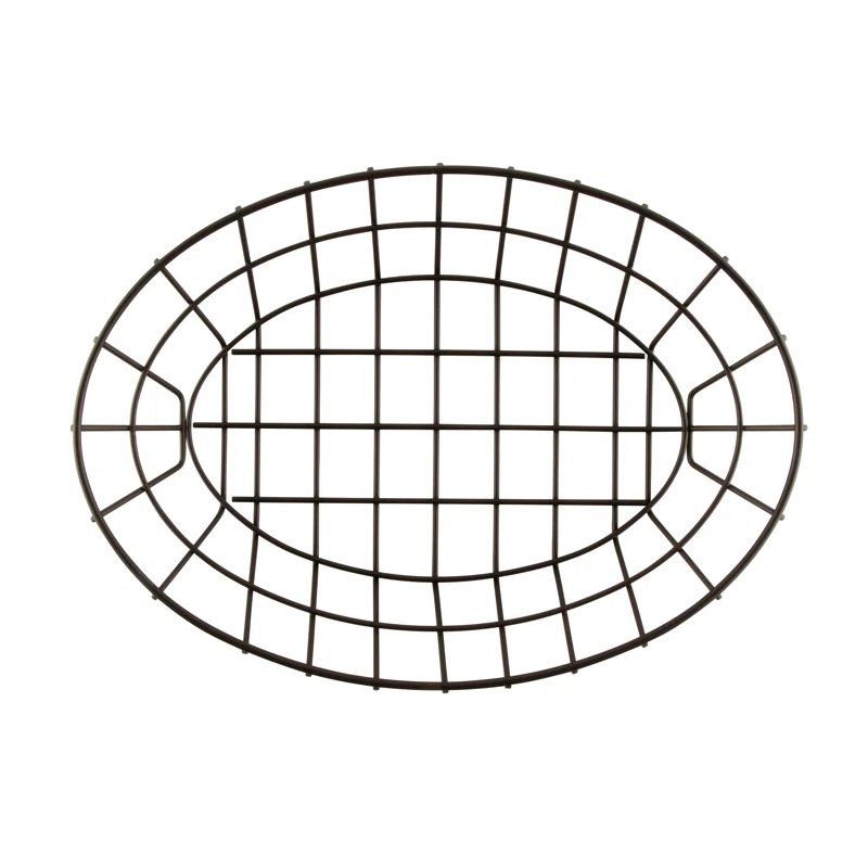 G.E.T. 4-30188 – 12" X 8.25" Oval Grid Basket, 2" Tall