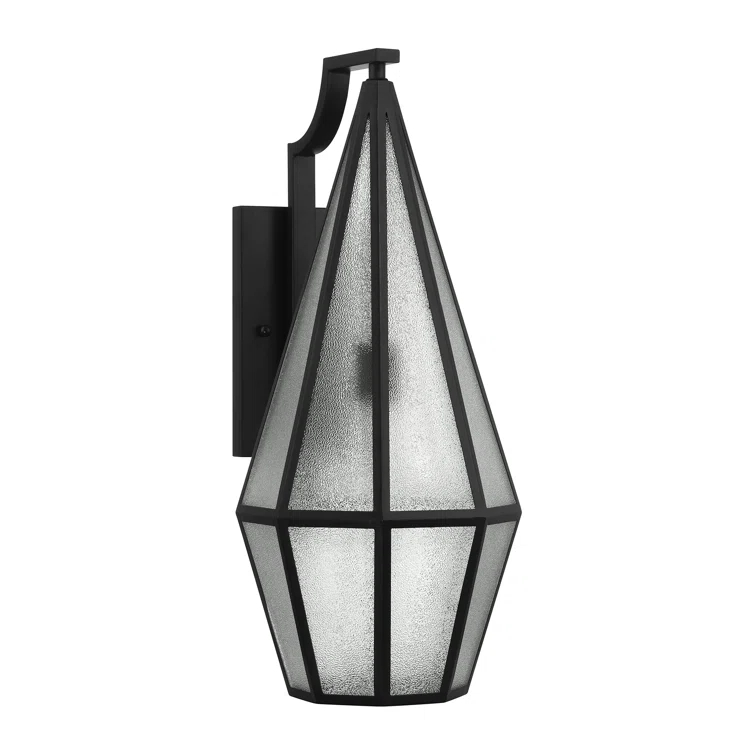 Savoy House Savoy House Peninsula 1-Light Outdoor Wall Lantern in Matte Black