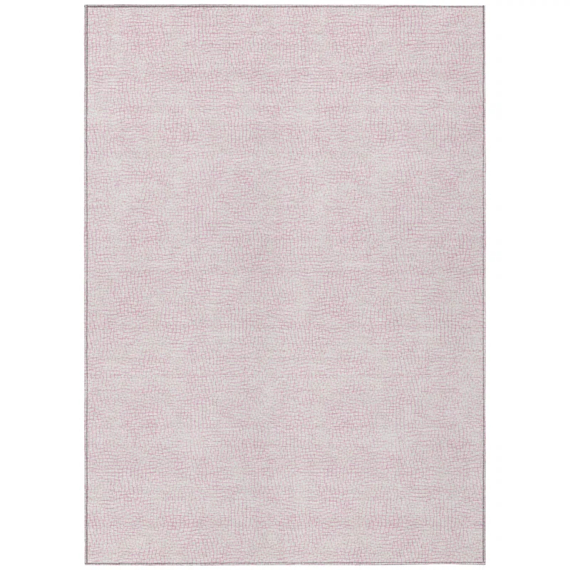 Machine Washable Indoor/Outdoor Chayden ACN1058 Pink Rug