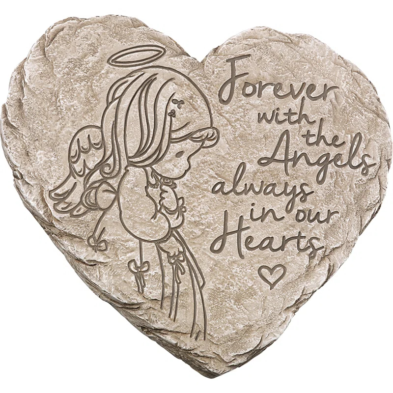 Precious Moments Weather Resistant Plastic Religious & Spiritual Memorial Plaque/Stone
