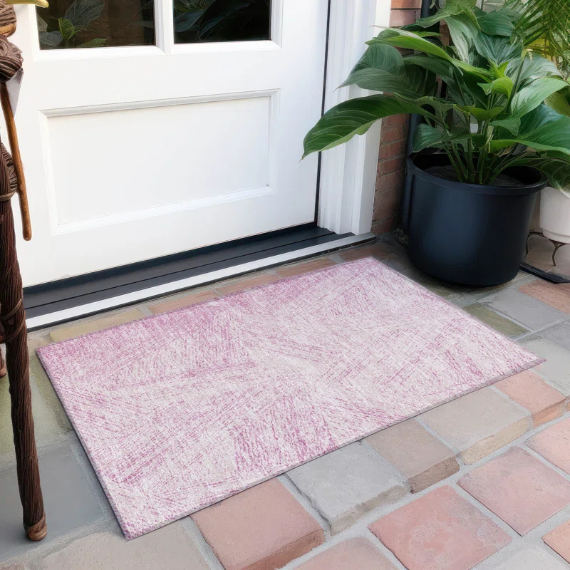 Chayden ACN991 1'8" x 2'6" Machine Washable Gray Indoor/Outdoor Area Rug