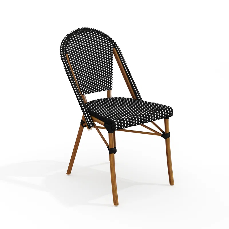 Martha Stewart Martha Stewart Lily Pond All-Weather Stackable Patio Bistro Dining Chair