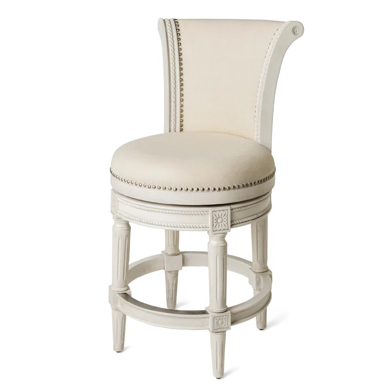 Maven Lane Maven Lane Pullman Stool with Fabric Upholstery