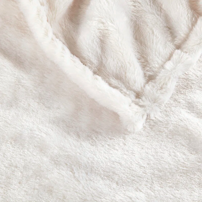 Beautyrest Heated Duke Faux Fur Throw