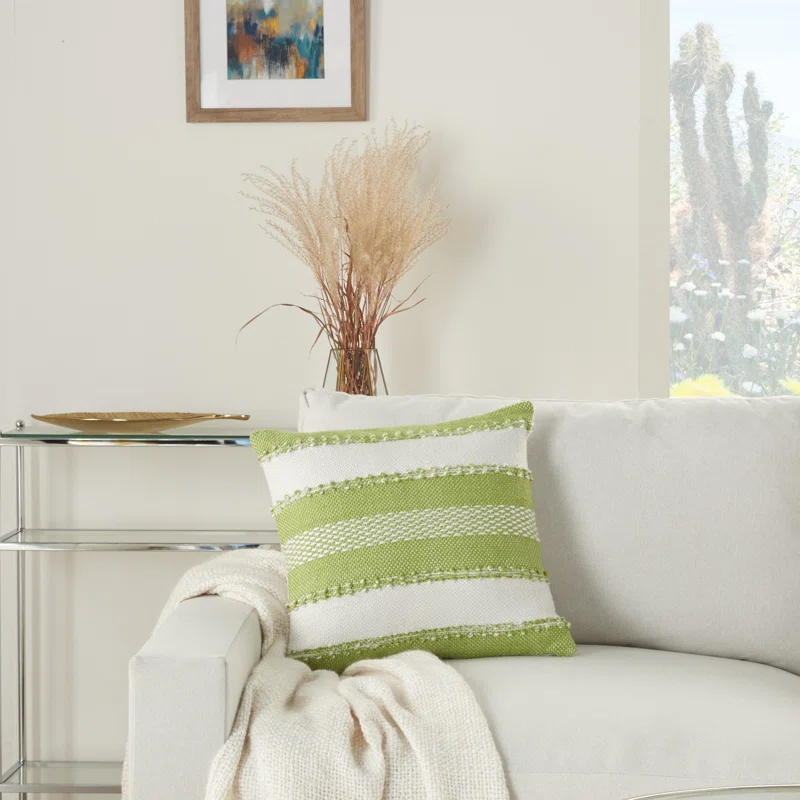Mina Victory Striped Throw Pillow