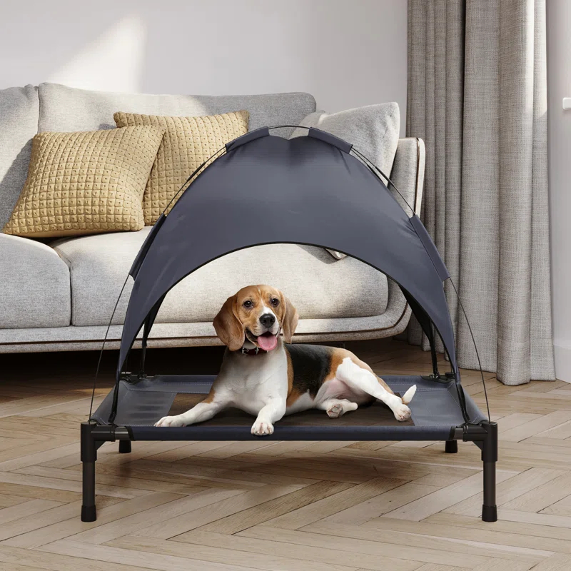 Petmaker PETMAKER 30x24 Elevated Dog Bed with Canopy