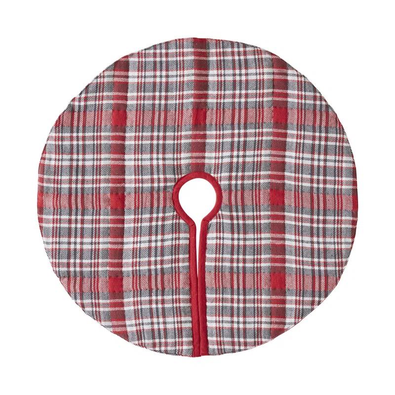Plaid Cotton Tree Skirt