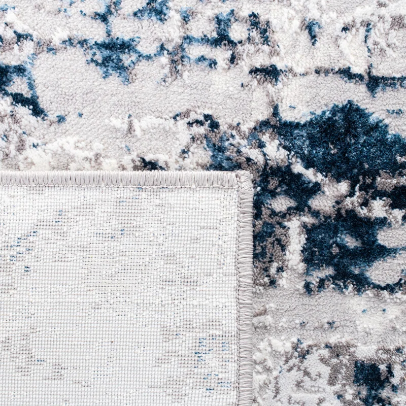 Trent Austin Design® Mcelwain Abstract Gray/Blue Area Rug