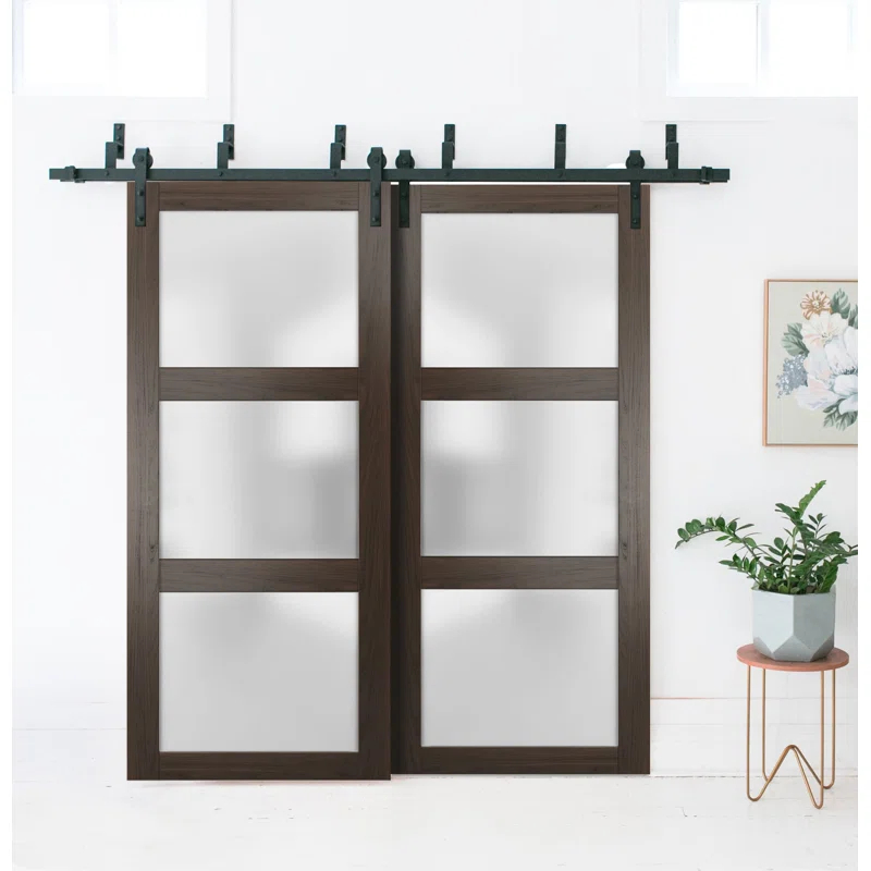 SARTODOORS Lucia Frosted Glass Standard Door Slab