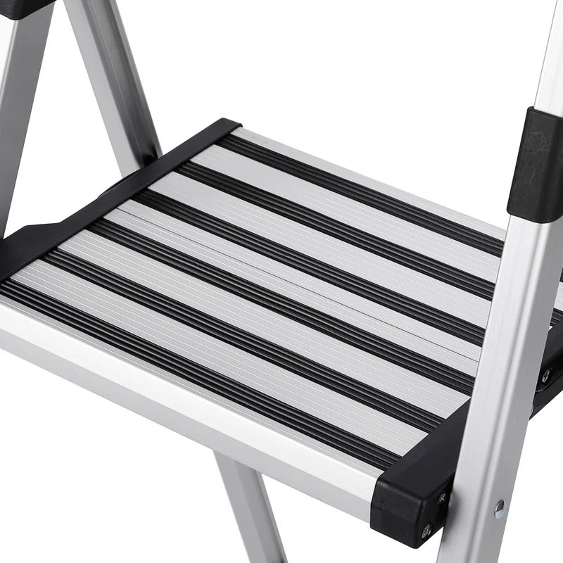 BirdRock Home 2 - Step Plastic Folding Step Ladder