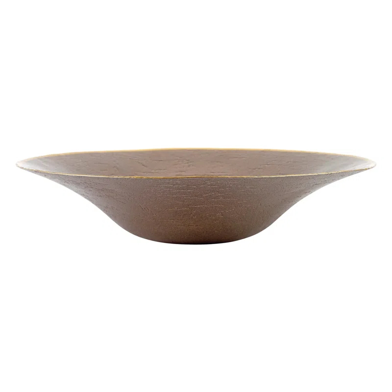 VIETRI VIETRI Metallic Glass Platter