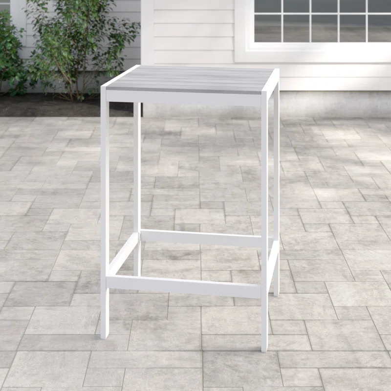 Modway Maine Aluminum Outdoor Patio Bar Table & Reviews | Wayfair