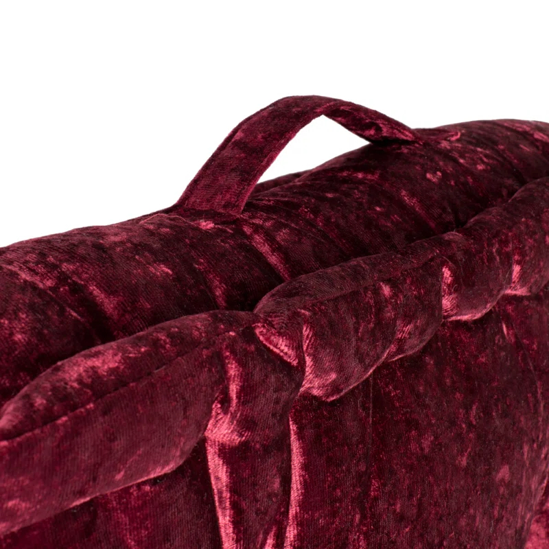 Belia Buttons Reversible Throw Pillow