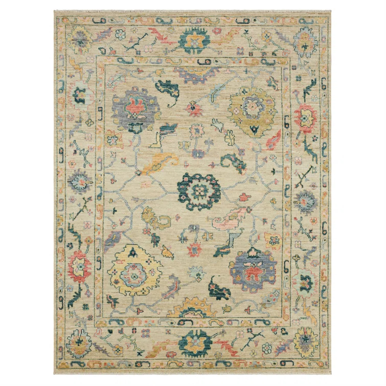 Karastan Karastan Rugs Mystique Cream Traditional Floral Area Rug