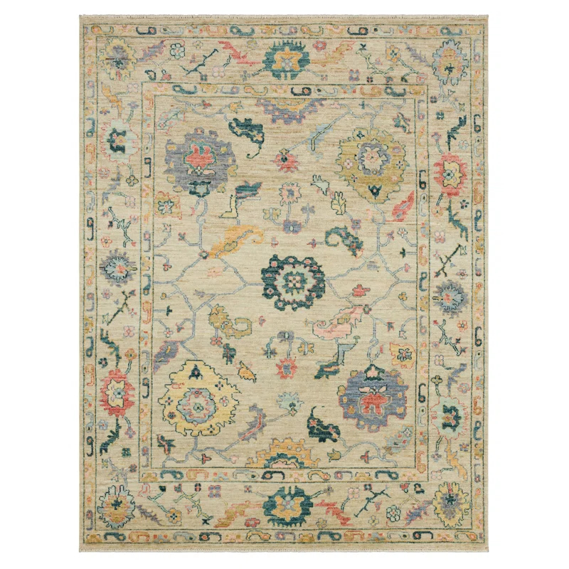 Karastan Karastan Rugs Mystique Cream Traditional Floral Area Rug