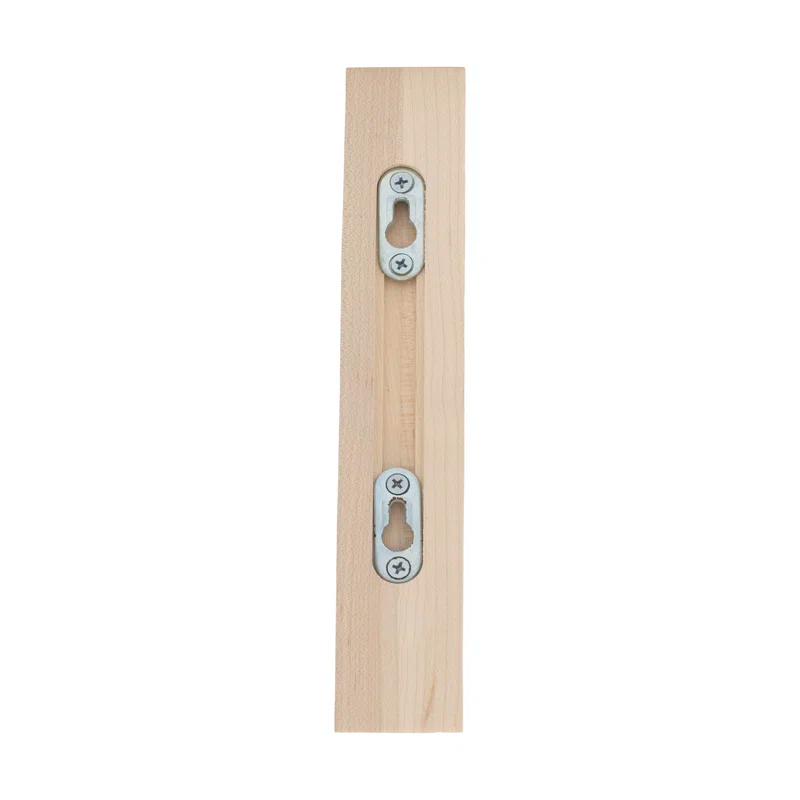 10 in x 1-7/8 in x 7 in Unfinished Small Solid Traditional Plain Wood Bracket Corbel