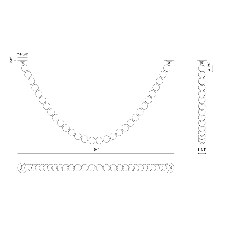 Alora Lighting Akoya Chrome LED Pendant