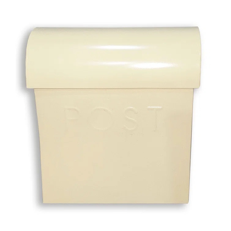 NACH Vicki Euro Farmhouse Max Water and Rust Protection Post Wall Mounted Mailbox