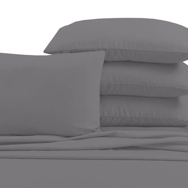 NY Textile Haus Hotel Luxurious Bamboo Blend 6-Piece Bed Sheet Set 2000 Series - 45 Colors