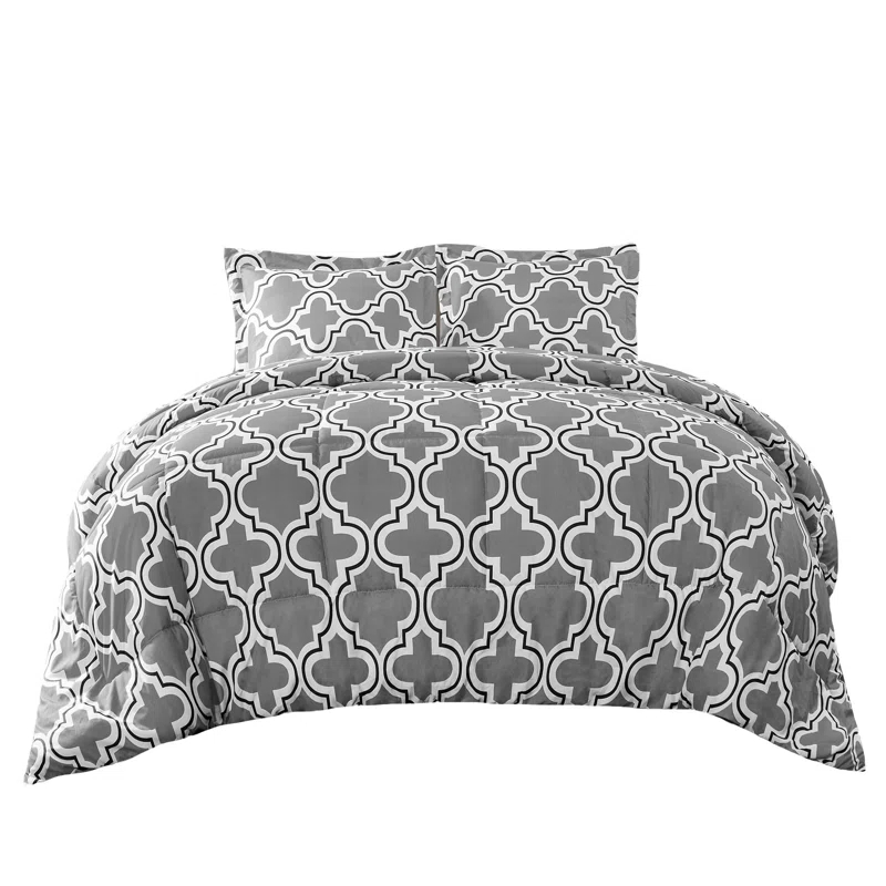 Superior Superior Trellis Trellis Hypoallergenic Down Alternative 3Pc Comforter Set