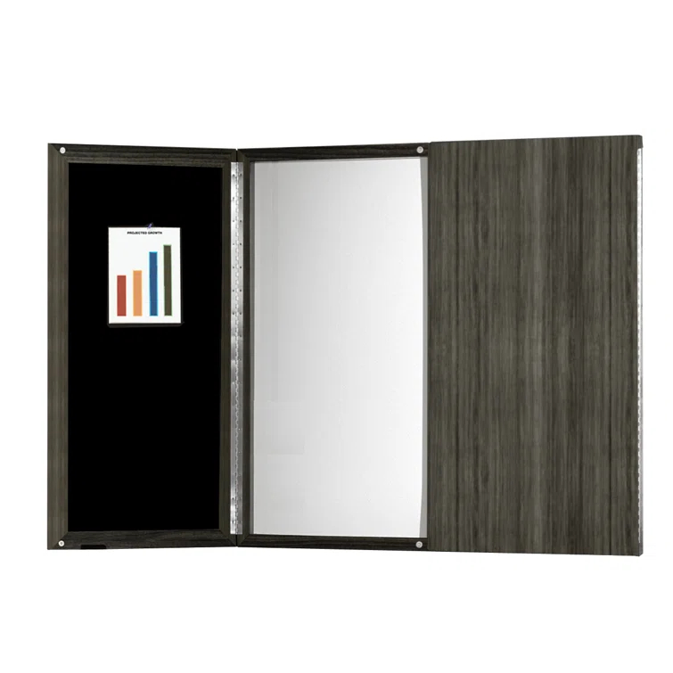 Safco Products Company Medina Series Enclosed Whiteboard, 48 x 48