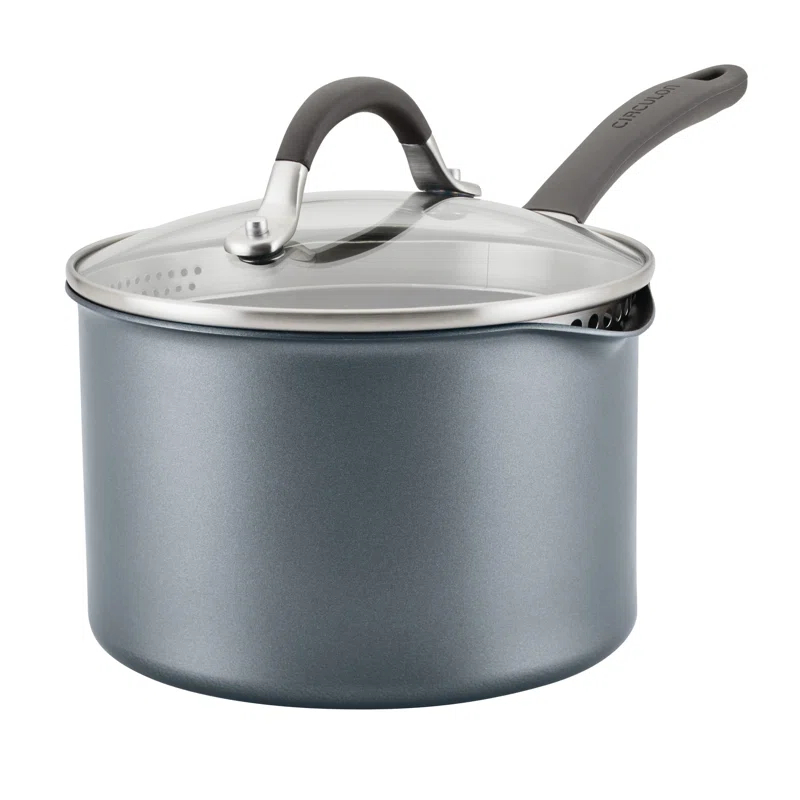 Circulon ScratchDefense with ScratchDefense Nonstick Induction Straining Sauce Pan with Lid & Reviews | Wayfair