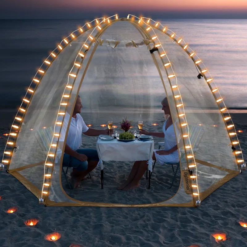 10 Ft. W x 10 Ft. D Fiberglass Pop-Up Bubble Tent