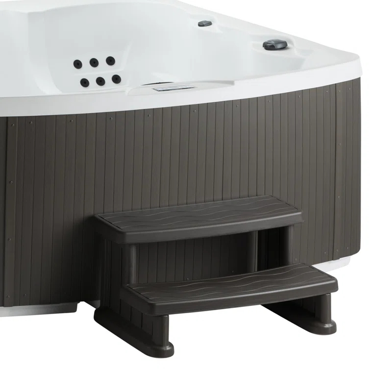 Lifesmart Spas and Saunas Lifesmart Spa Step for Square and Round Hot Tubs