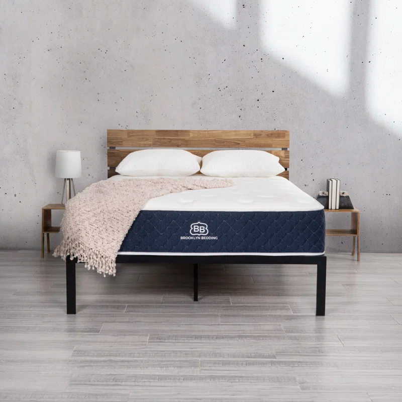 Brooklyn Bedding Brooklyn Standard 12" Medium Hybrid Mattress with Cooling Cover