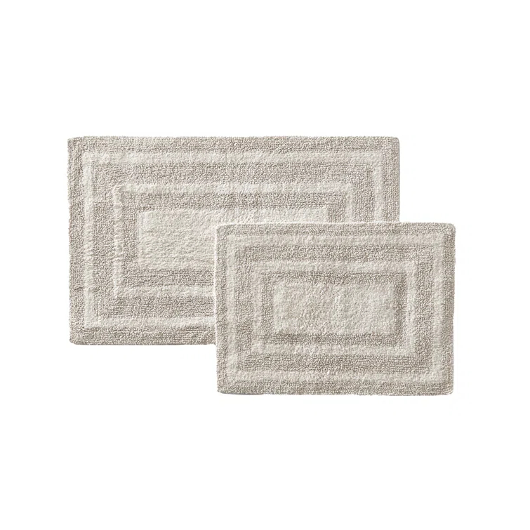 Eddie Bauer Bath Tufted Logan Cotton 2 Piece Bath Rug Set