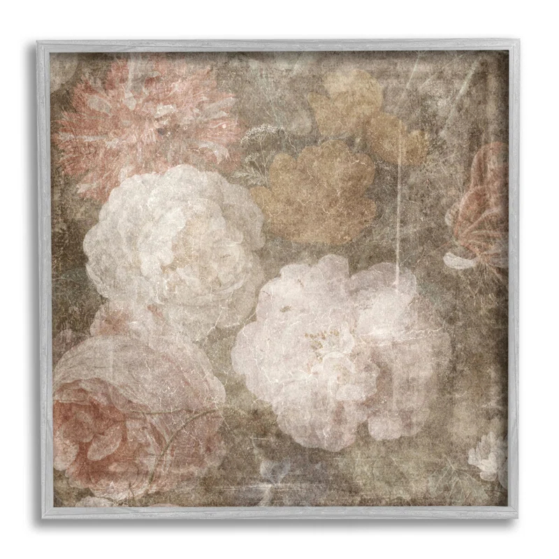 Stupell Industries " Vintage Peony Blooms " by LSR Design Studio