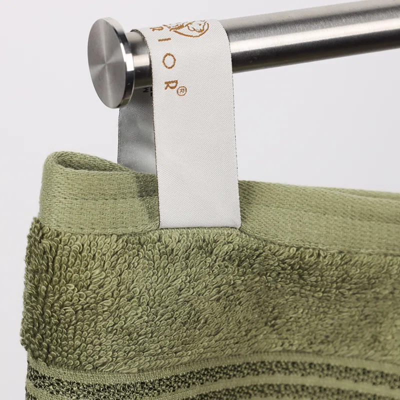 Superior Heritage Certified Egyptian Cotton Plush Absorbent Luxury Bath Towel (Set of 2)